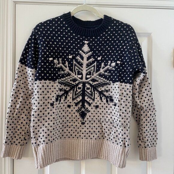 Fat Face Snowflake Sweater - Picture 1 of 3